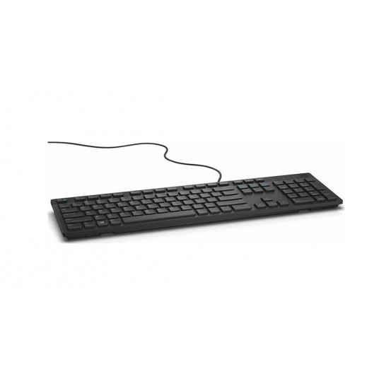 Dell tastatūra KB216 multivides vadu ukraiņu melna