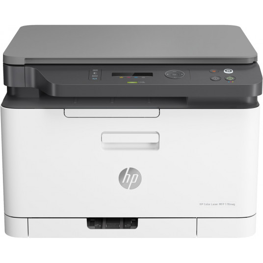 HP Color Laser MFP 100 Series druka: līdz 18 lpp./min melnā krāsā un 4 lpp./min krāsainā; Līdz 600 x 600 x 2 bitu dpi; Līdz 20 000 lappušu mēneša darba ciklā; 128 MB RAM