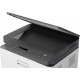 HP Color Laser MFP 100 Series druka: līdz 18 lpp./min melnā krāsā un 4 lpp./min krāsainā; Līdz 600 x 600 x 2 bitu dpi; Līdz 20 000 lappušu mēneša darba ciklā; 128 MB RAM