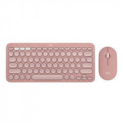 Galddators Logitech Pebble 2 Combo US (W), rozā