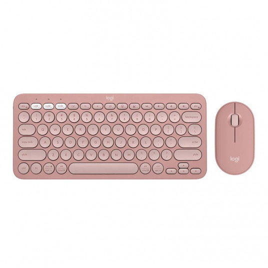 Galddators Logitech Pebble 2 Combo US (W), rozā