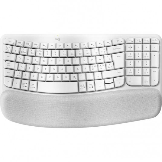 Logitech Wave Keys SWE (W) tastatūra, balta