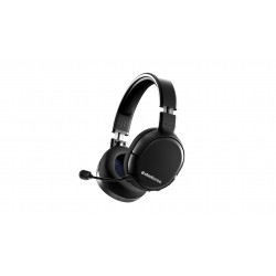 SteelSeries spēļu austiņas PS5 Arctis 1 Over-Ear, iebūvēts mikrofons, melns, trokšņu slāpēšana, bezvadu