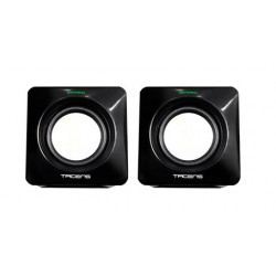 Tacens Anima AS1 stereo multivides darbvirsmas 2.0 skaļruņi 2x 4W ar 3,5 mm audio/USB Power Black