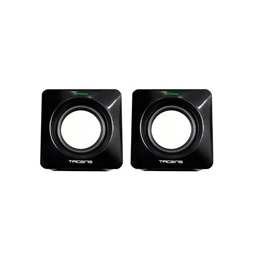 Tacens Anima AS1 stereo multivides darbvirsmas 2.0 skaļruņi 2x 4W ar 3,5 mm audio/USB Power Black