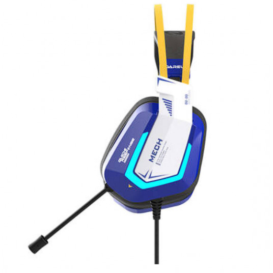 Austiņas Dareu EH732 USB RGB Gaming Headphones Blue