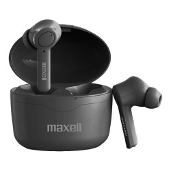 Maxell Bass 13 Sync Up bezvadu Bluetooth austiņas ar uzlādes maciņu, melns