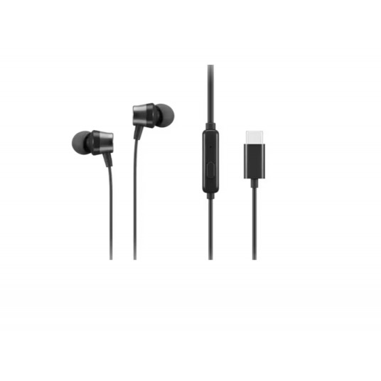 Lenovo USB-C vadu in-ear austiņas (ar iebūvētu vadību) Lenovo