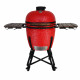 Dārza grils (barbecue) BigGrill Kamado Medium 21 "sarkans