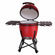 Dārza grils (barbecue) BigGrill Kamado Medium 21 "sarkans