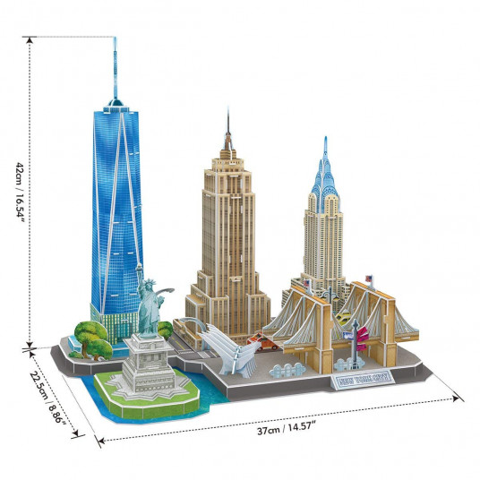 CUBICFUN 3D puzle „Ņujorka“