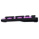 Razer Deathstalker V2 Pro spēļu tastatūra, violets slēdzis, ASV izkārtojums, bezvadu, melns