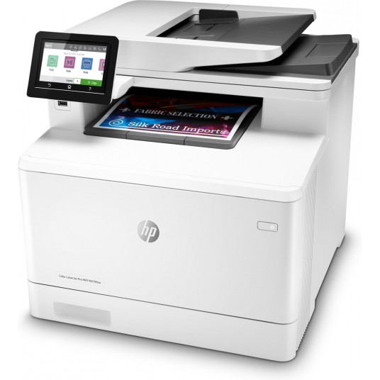 HP Color LaserJet Pro MFP M479fnw — drukā, kopē, skenē un nosūta faksu; Skenēt uz e-pastu/mapi/USB/mākoni; Līdz 50 000 lappušu darba ciklam; 750-4000 ieteicamais ikmēneša lapu apjoms; Gigabit Ethernet tīklu; Divjoslu bezvadu tīkls; Bluetooth® Low-Energy; 