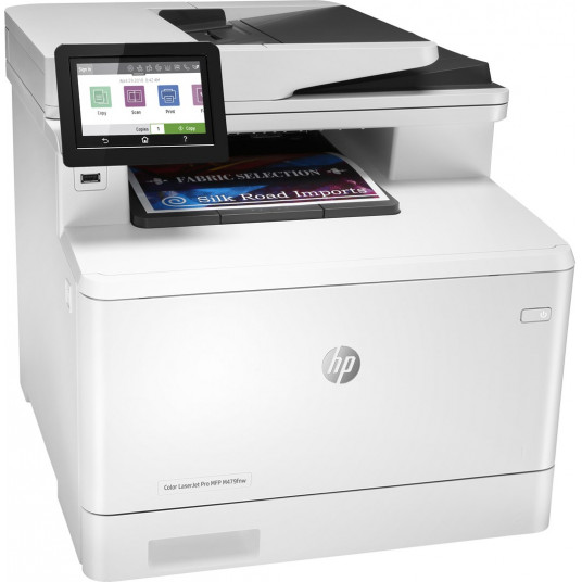 HP Color LaserJet Pro MFP M479fnw — drukā, kopē, skenē un nosūta faksu; Skenēt uz e-pastu/mapi/USB/mākoni; Līdz 50 000 lappušu darba ciklam; 750-4000 ieteicamais ikmēneša lapu apjoms; Gigabit Ethernet tīklu; Divjoslu bezvadu tīkls; Bluetooth® Low-Energy; 