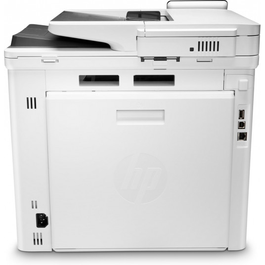 HP Color LaserJet Pro MFP M479fnw — drukā, kopē, skenē un nosūta faksu; Skenēt uz e-pastu/mapi/USB/mākoni; Līdz 50 000 lappušu darba ciklam; 750-4000 ieteicamais ikmēneša lapu apjoms; Gigabit Ethernet tīklu; Divjoslu bezvadu tīkls; Bluetooth® Low-Energy; 