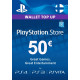 Top-up wallet card Playstation Network Card 50EUR (FIN region)