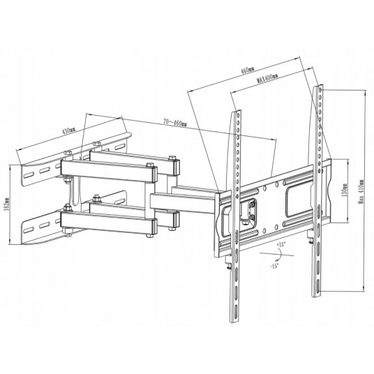 TV Mount Cabletech UCH0217 26-55''