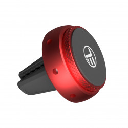 Tellur FreshDot automašīnas tālruņa turētājs magnētisks, smaržu komplekts gumijas gumija, gaisa ventilācijas atveres stiprinājums sarkans