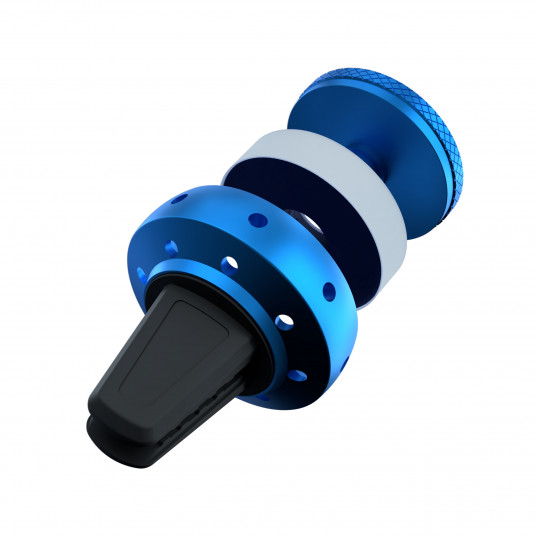 Tellur Fresh Dot automašīnas tālruņa turētājs magnētisks, smaržu komplekts okeānā, gaisa ventilācijas atvere, zils