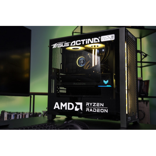 Actina 5901443329930 PC Midi Tower AMD Ryzen™ 7 7800X3D 32 GB DDR5-SDRAM 2 TB SSD AMD Radeon RX 7900 XT Windows 11 Pro Black