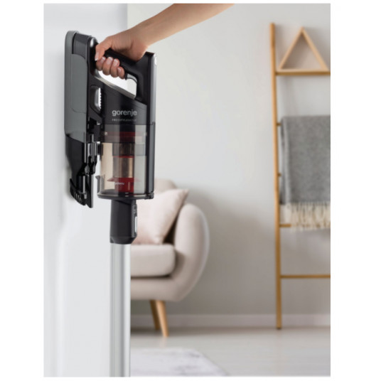 Gorenje Vacuum cleaner Handstick 2in1 SVC252FMBK Cordless operating, Handstick and Handheld, 25.2 V, Operating time (max) 45 min, Black, Warranty 24 month(s), Battery warranty 12 month(s)