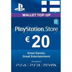 Top-up wallet card Playstation Network Card 20EUR (FIN region)
