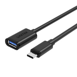 Unitek USB-C 0,2 m melns