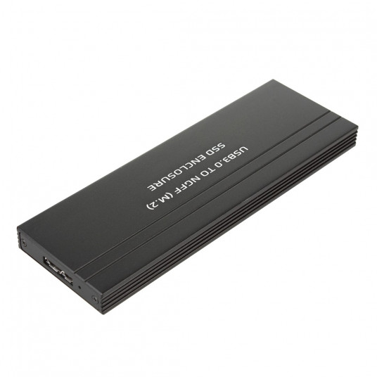 Maclean diska korpuss, SSD M.2, NGFF, USB 3.0, izmēri 2230/2240/2260/2280, alumīnija korpuss, MCE582