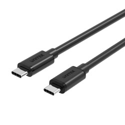 UNITEK Y-C477BK USB kabelis 1 m USB 3.2 Gen 1 (3.1 Gen 1) USB C Melns