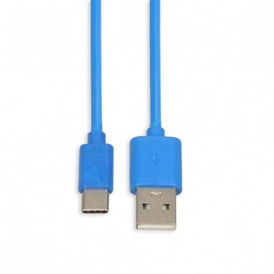 iBox IKUMTCB USB kabelis 1 m USB 2.0 USB A USB C Blue