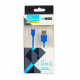 iBox IKUMTCB USB kabelis 1 m USB 2.0 USB A USB C Blue