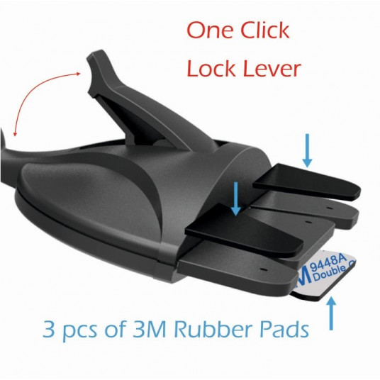 Swissten S-Grip M5-CD1 Universal Car CD / Radio Holder For Tablets / Phones / GPS Black