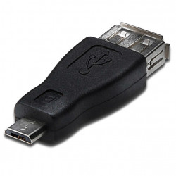 Akyga AK-AD-08 kabeļa dzimuma mainītājs USB USB tipa micro-B Melns