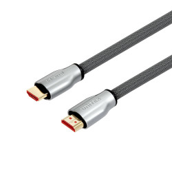 UNITEK Y-C139RGY HDMI kabelis 3 m HDMI tips A (standarta) Sudrabs, Cinks