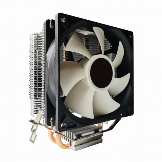 Gembird CPU-HURACAN-X60 datora dzesēšanas sistēmas procesora gaisa dzesētājs 9 cm melns, balts
