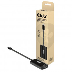 CLUB 3D CAC-1186 video kabeļa adapteris 0,15 m Mini DisplayPort HDMI tips A (standarta) melns