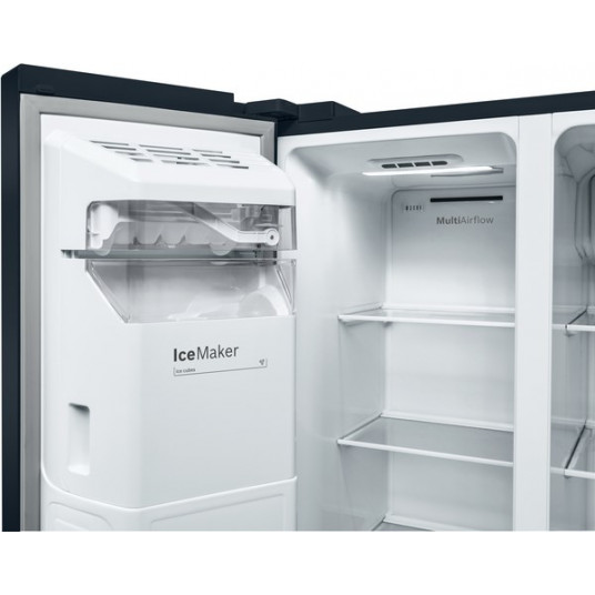 Bosch Serie 6 KAD93ABEP divdurvju ledusskapis-saldētava Iebūvēts 562 LE Melns
