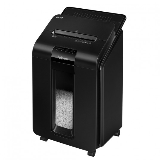 Fellowes AutoMax 100M smalcinātājs Smalcinātājs 22cm melns