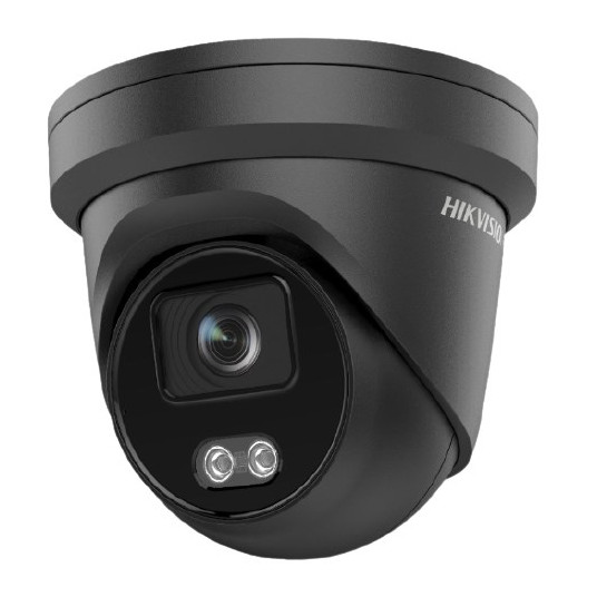 Hikvision DS-2CD2347G2-LU(2.8mm)(C)(BLACK) Dome IP drošības kamera iekštelpām un āra 2688x1520 pikseļi Griesti/siena