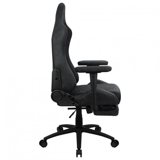Aerocool Royal AeroSuede universāls datorspēļu krēsls ar polsterējumu, pelēks
