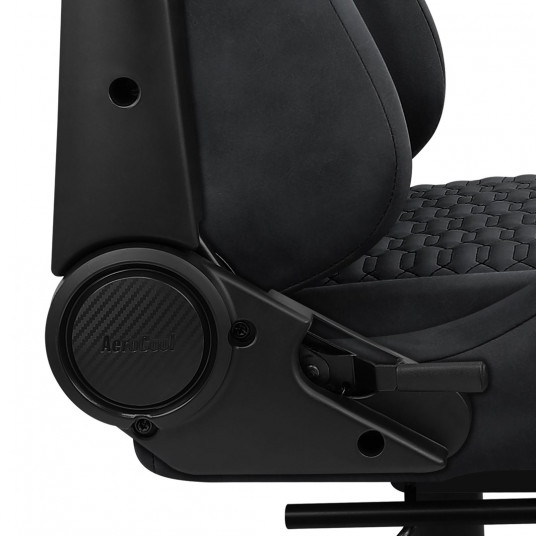 Aerocool Royal AeroSuede universāls datorspēļu krēsls ar polsterējumu, pelēks