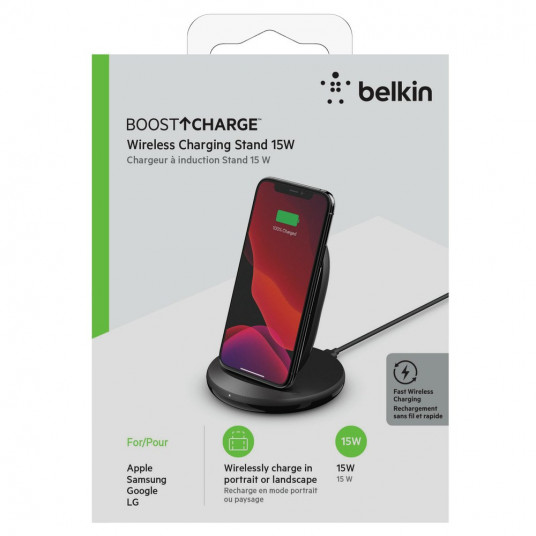 Belkin Boost Charge Black iekštelpās