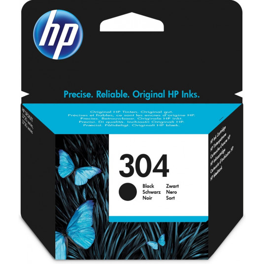 HP 304 oriģināls melns