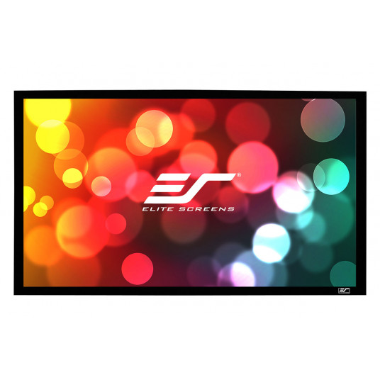 Elite ekrāni SableFrame Series ER100WH1 Diagonal 100 ", 16:9, Skatāmā ekrāna platums (W) 221 cm, melns