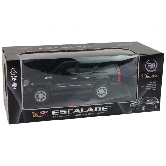 Cadillac Escalade R/C 1:16 tālvadības auto, melns