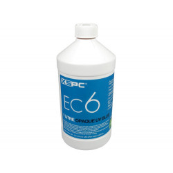 XSPC EC6 Dzesēšanas šķidrums, 1 litrs - necaurspīdīgs zils, UV