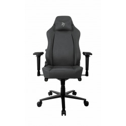 Arozzi Primo spēļu krēsls, polsterējuma audums - melns/pelēks