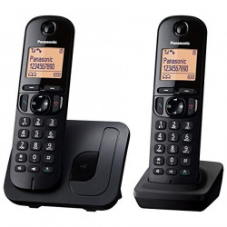 Panasonic KX-TGC212 DECT tālruņa zvanītāja ID melns