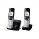 Panasonic KX-TG6812 DECT tālrunis Zvanītāja ID Melns, Sudrabs