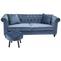 Dīvāns Velvet, zils